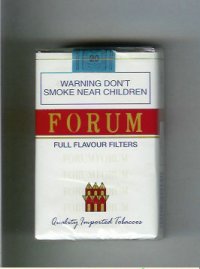 Forum Full Flavour Filters Quality Imported Tobaccos cigarettes soft box