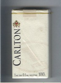 Carlton 100s cigarettes 1mg tar soft box