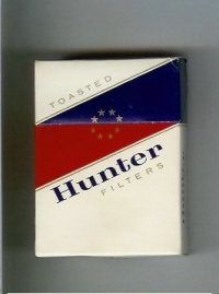Hunter Toasted Filters Cigarettes hard box