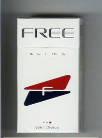 Free Slims F Your Choice 100s white and red and black Cigarettes hard box Free Slims F Your Choice 100s white and red and black Cigarettes hard box