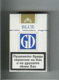 GD Blue cigarettes hard box