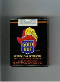 Gold Hut Kernig and Wurzig cigarettes soft box