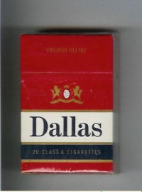 Dallas Virginia Blend cigarettes hard box