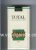 Total DeLuxe Menthol Lights 100s cigarettes soft box