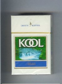 Kool Milds Menthol cigarettes hard box