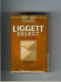 Liggett Select Non-Filter Kings cigarettes soft box