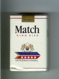 Match International cigarettes soft box