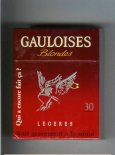 Gauloises Blondes Qui a Encore Fait Ca ' Legeres 30s cigarettes hard box