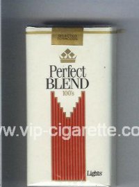 Perfect Blend 100s Lights cigarettes soft box