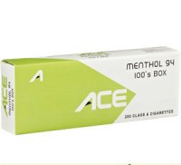 ACE Menthol 94 100's Box Cigarettes