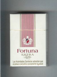 Fortuna Extra Lights cigarettes hard box