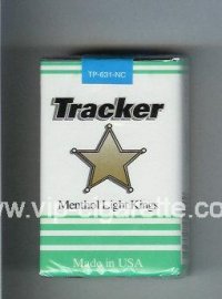 Tracker Menthol Light Kings Cigarettes soft box