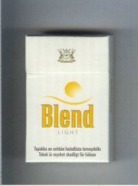 Blend Light cigarettes white sweden