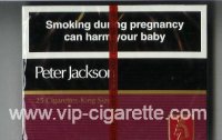 Peter Jackson Filter 25 cigarettes King Size wide flat hard box