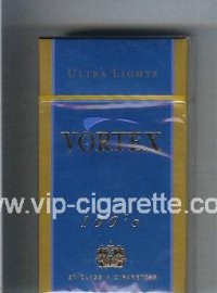 Vortex 100s Ultra Lights cigarettes hard box