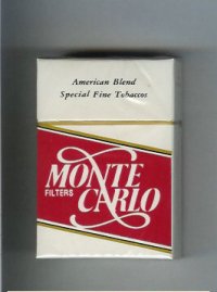 Monte Carlo Filters American Blend Special Fine Tobaccos cigarettes hard box