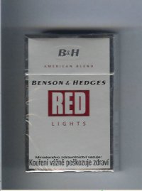 Benson Hedges Red Lights cigarettes American Blend Czechia