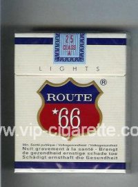 Route 66 Lights 25 cigarettes hard box