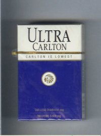 Carlton Ultra cigarettes hard box Carlton Ultra cigarettes hard box