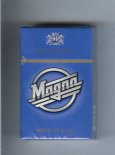 Magna Luxury Lights Blend of USA blue cigarettes hard box