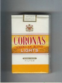 Coronas Lights American Blend cigarettes