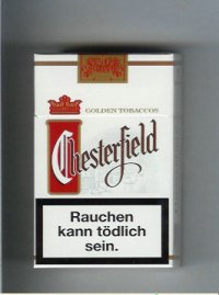 Chesterfield cigarettes full flavor Golden Tobaccos