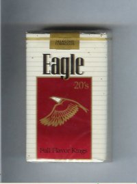 Eagle 20s Full Flavor Kings cigarettes soft box