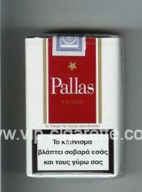 Pallas Filter white and red cigarettes soft box