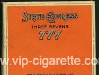 State Express 777 Three Sevens cigarettes soft box