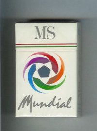 MS Mundial cigarettes hard box