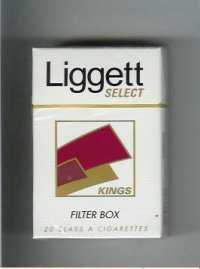 Liggett Select Kings Filter Box cigarettes hard box