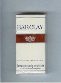 Barclay Filter cigarettes Norway