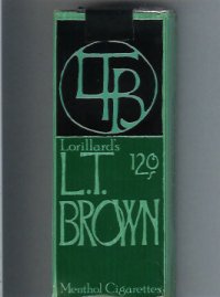 L.T.Brown 120s Menthol cigarettes soft box