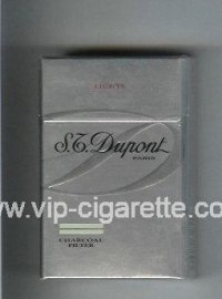 S.T.Dupont Paris Charcoal Filter Lights cigarettes hard box