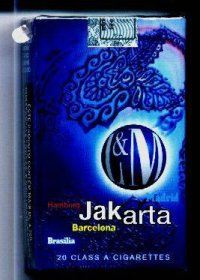 L&M Jakarta Blue Label cigarettes soft box