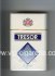 Tresor Lights cigarettes white and blue hard box