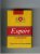Esquire Filter Kings cigarettes yellow and red soft box