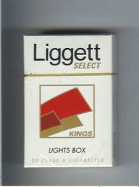 Liggett Select Kings Lights Box cigarettes hard box