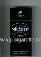 Victory Slims DeLuxe 100s cigarettes hard box