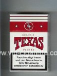 Texas Select Red cigarettes white and red hard box