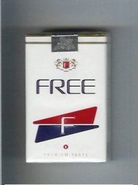 Free F '6' Premium Taste white and black and red Cigarettes soft box Free F '6' Premium Taste white and black and red Cigarettes soft box