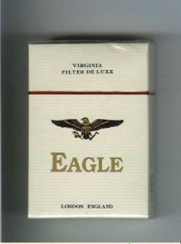Eagle Virginia Filter De Luxe cigarettes hard box