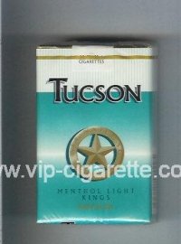 Tucson Menthol Light Kings cigarettes soft box