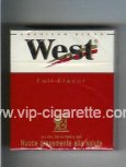 West 'R' Full Flavor 25 American Blend cigarettes hard box West 'R' Full Flavor 25 American Blend cigarettes hard box