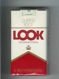 Look International Super 100s cigarettes soft box
