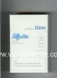 Time Timeless Lights cigarettes hard box Time Timeless Lights cigarettes hard box