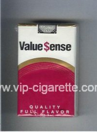 Value Sense Quality Full Flavor cigarettes soft box