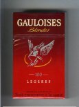 Gauloises Blondes 100s Legeres red Cigarettes hard box