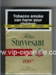 Peter Stuyvesant Filter 100s gold 25 cigarettes hard box