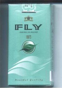 Fly American Blend 100?s Menthol Quality cigarettes soft box